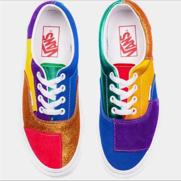 Vans Other - New in Box Vans Era Pride Patchwork Skate Shoes Size Men’s 11